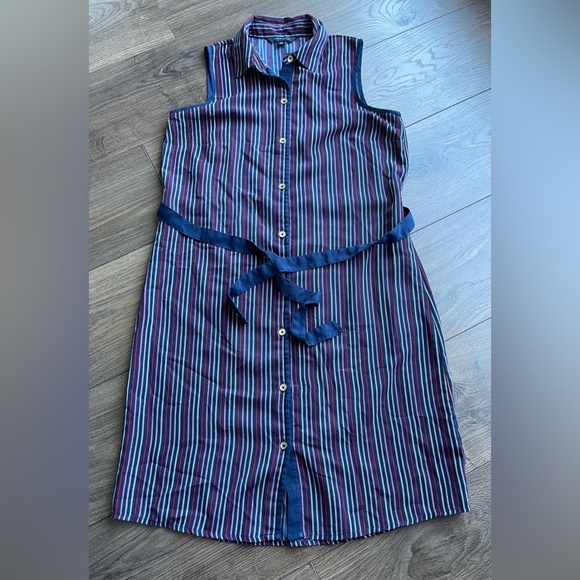 Tommy Hilfiger Sleeveless Shirt Dress - Picture 5 of 6